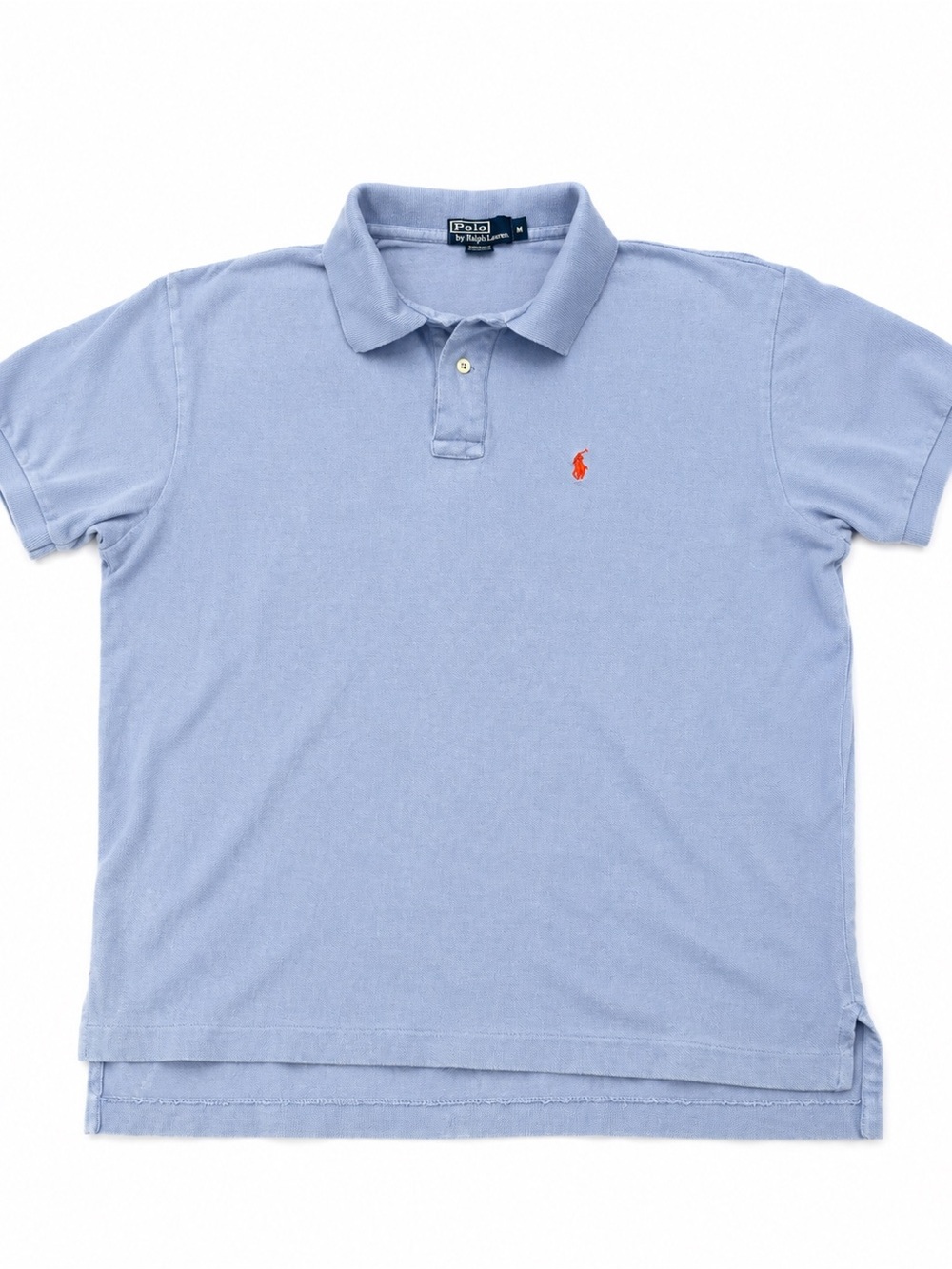 Polo by Ralph Lauren Light Blue Polo Shirt with Red Logo